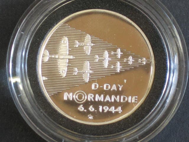 200 Kč 1994, 50. výročí vylodění v Normandii (certifikát proof)