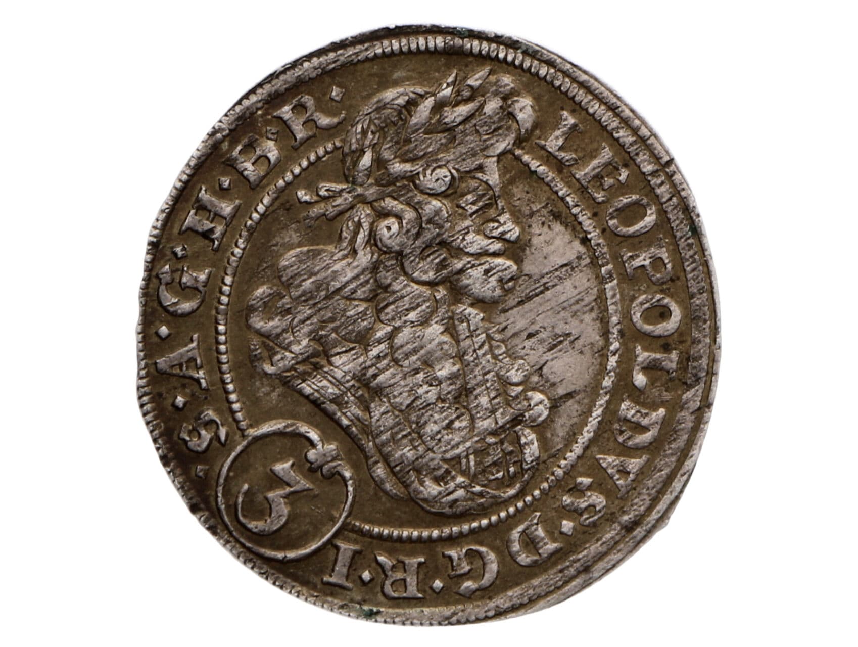 3 Krejcar 1696 Břeh, Christoph Brettschneider_
