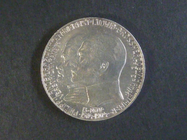Hessen, Ernst Ludwig (1892-1918), 5 Mark 1904 A, J. 75