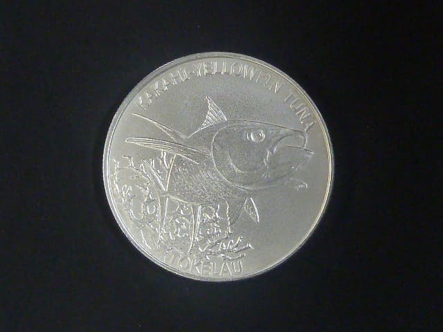 5 Dollars 2014 - Kakahi žlutoplouvý tuňák, 1 OZ 999/1000 Ag