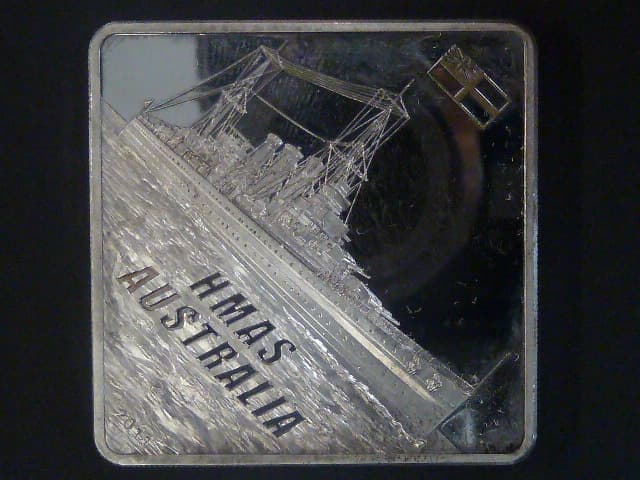 10 Dollar 2011 - HMAS AUSTRALIA, 2 oz, Ag 0.999