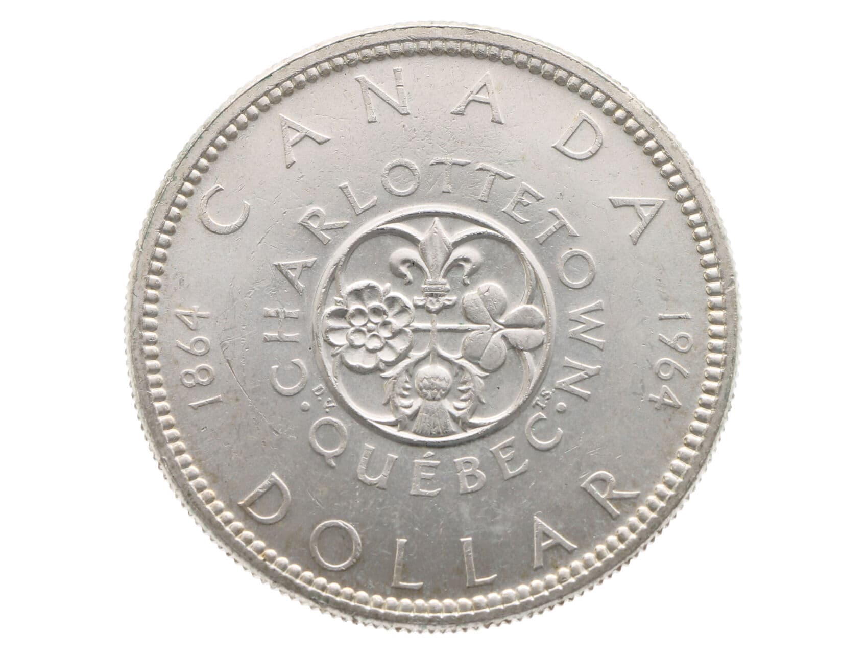 1 Dollar 1964 - 100. výročí konferencí v Charlottetownu a Quebecu_
