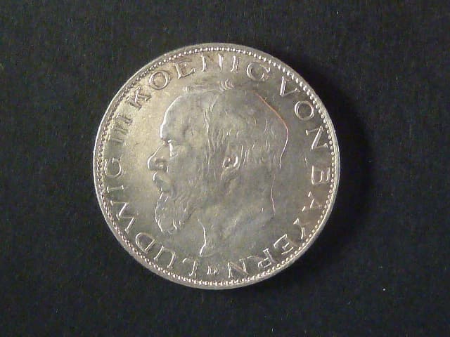Bayern, Luitpold, Prinzregent, 2 Mark 1914 D, J. 51, KM. 1002