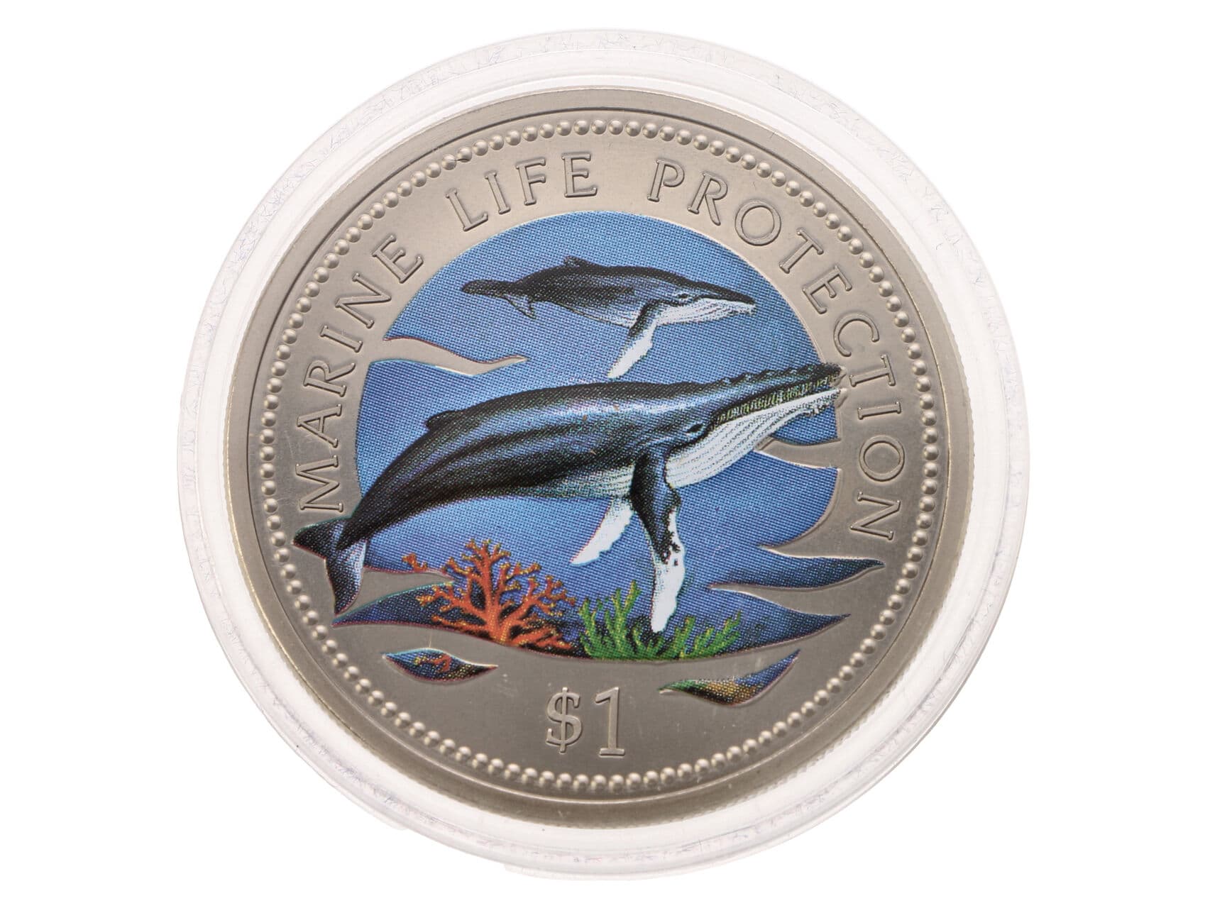 1 Dollar 1998 - Ochrana mořského života, náklad 7500ks