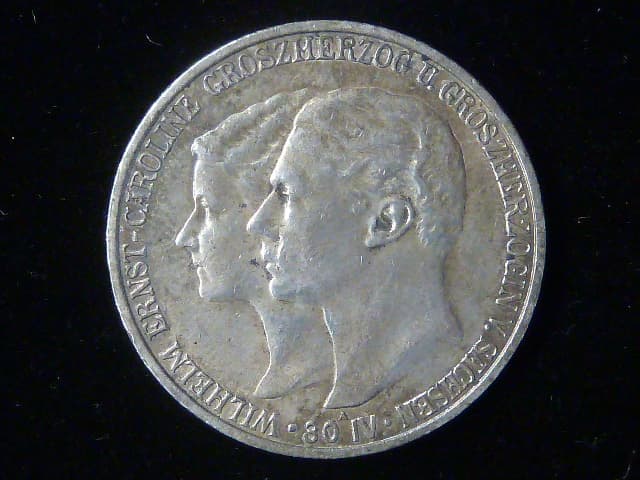 Sasko-Weimar-Eisenach, Wilhelm Ernst (1901-1918), 2 Mark 1903 A, J.158