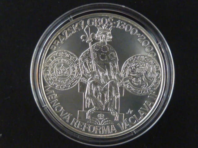 200 Kč 2000, 700. výročí měnové reformy Václava II.