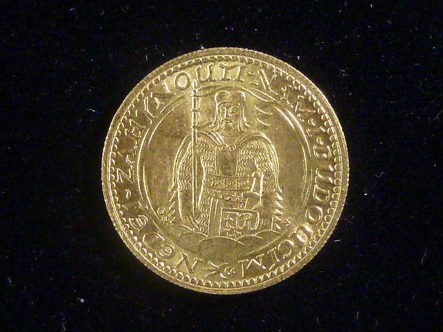 Dukát 1929 sv. Václav, náklad 10253 kusů