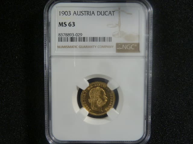 1 Dukát 1903, NGC MS 63