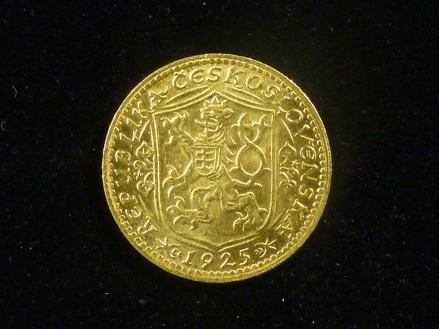 Dukát 1925 sv. Václav, náklad 66279 kusů