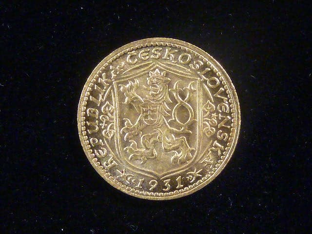 Dukát 1931 sv. Václav, náklad 43482 kusů