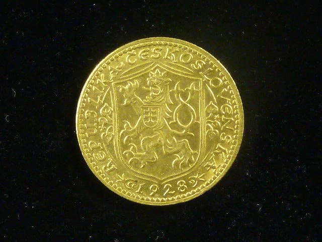 Dukát 1928 sv. Václav, náklad 18983 kusů