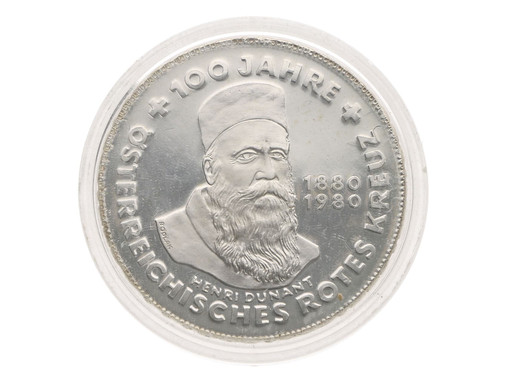 500 Schilling 1980 - 100. výročí Rakouského červeného kříže_