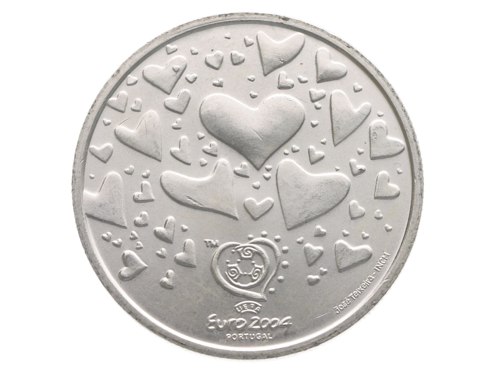 8 Euro 2003 - Hodnoty fotbalu - Fotbal je vášeň, 21,1g, 0.500 Ag_