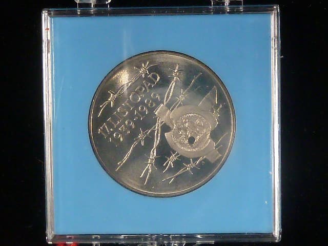 100 Kčs 1989 50.výročí událostí 17.listopadu 1939