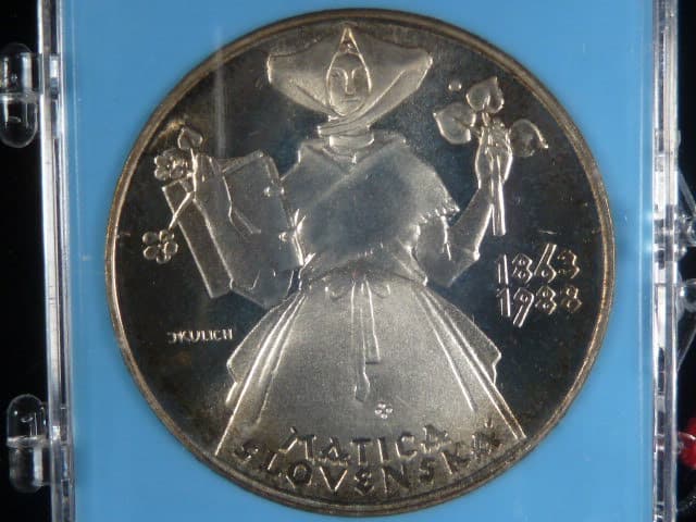 500 Kčs 1988, 125. výročí založení Matice Slovenské