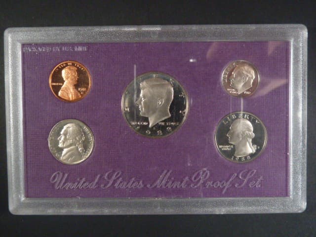 Sada proof oběžných mincí 1988, Mint Coin Set