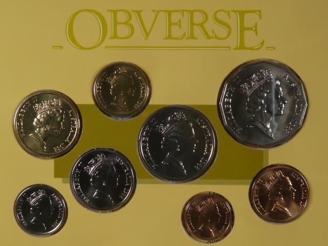 Sada oběžných mincí 1988 Royal Australian Mint, ražební lesk b.k.