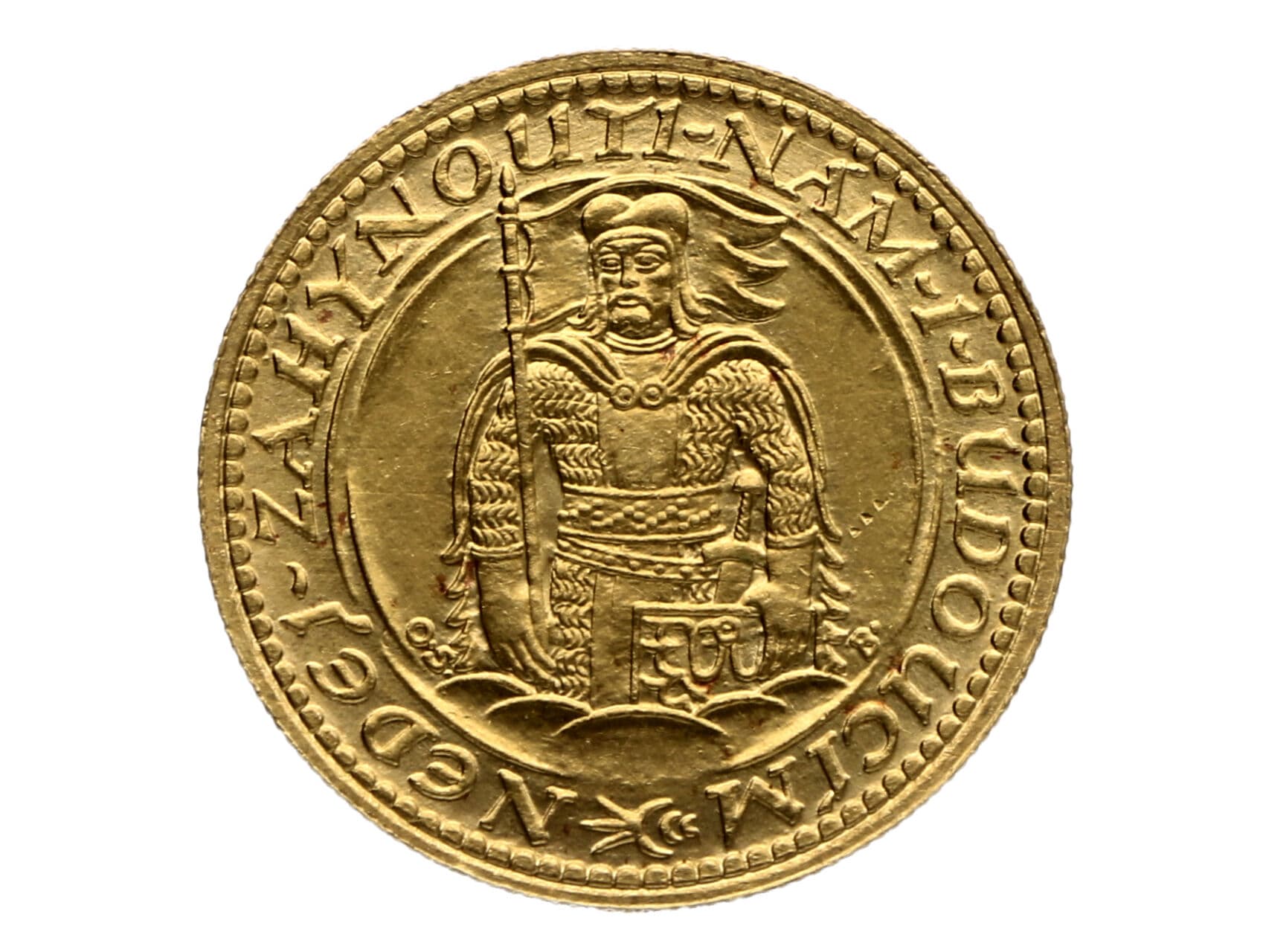 Dukát 1928 sv. Václav, náklad 18983 kusů_