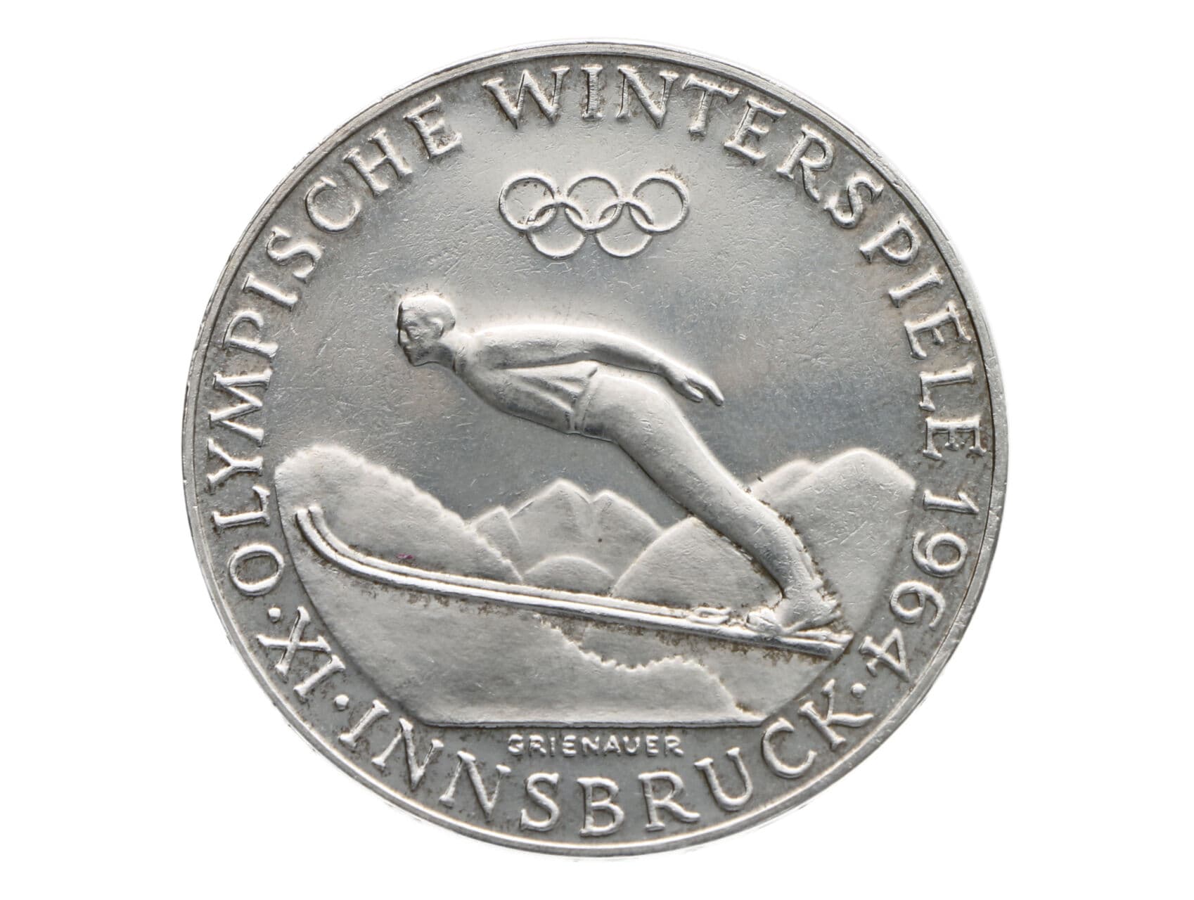 50 Schilling 1964 - Zimní olympijské hry v Innsbrucku_