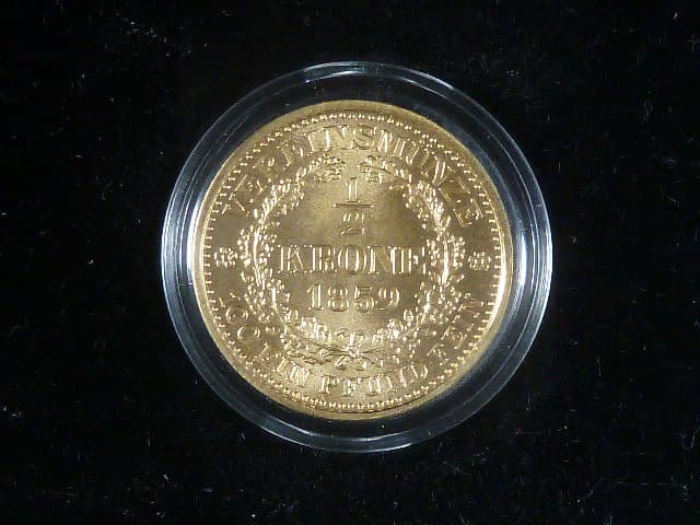 1/2 Koruna 1859, novoražba Kremnice (2023)