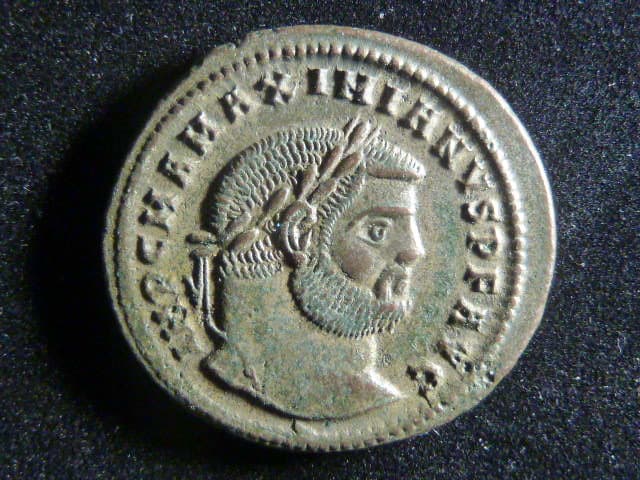 Follis, rok 296-297 n.l. - Maximianus Herculius, mincovna Heraklea