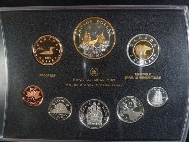 Sada oběžných Ag mincí 2011, Royal Canadian Mint