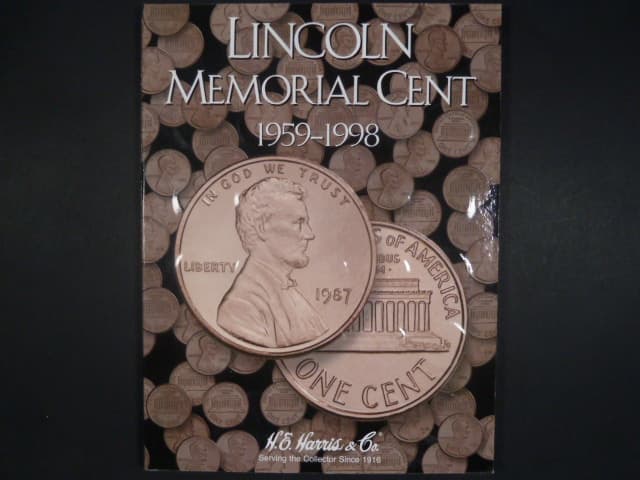 Kompletní sada pamětních centů 1959-1998 (90 ks), Lincoln
