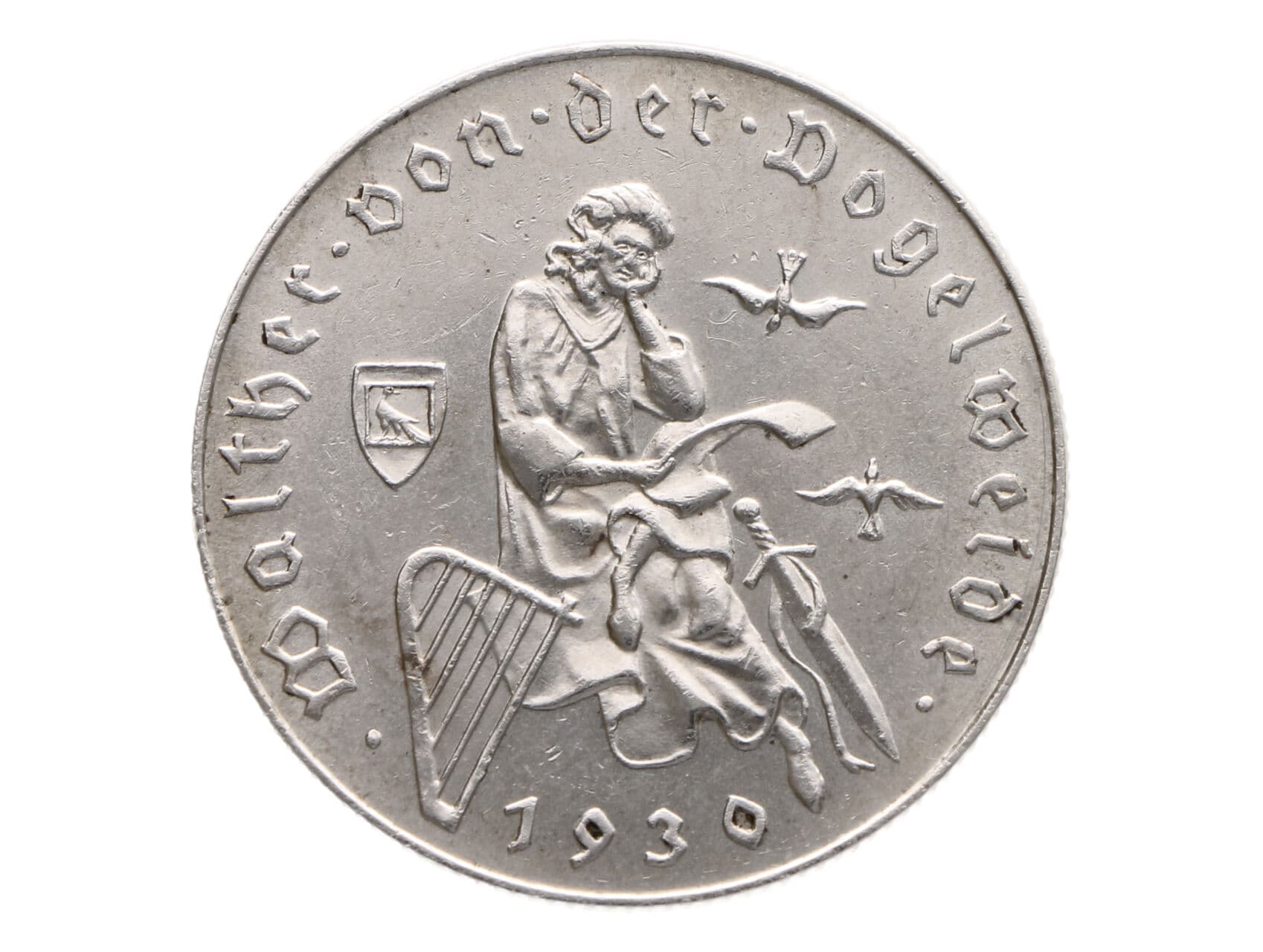 2 Schilling 1930 - 700. výročí úmrtí Walthera von der Vogelweide_