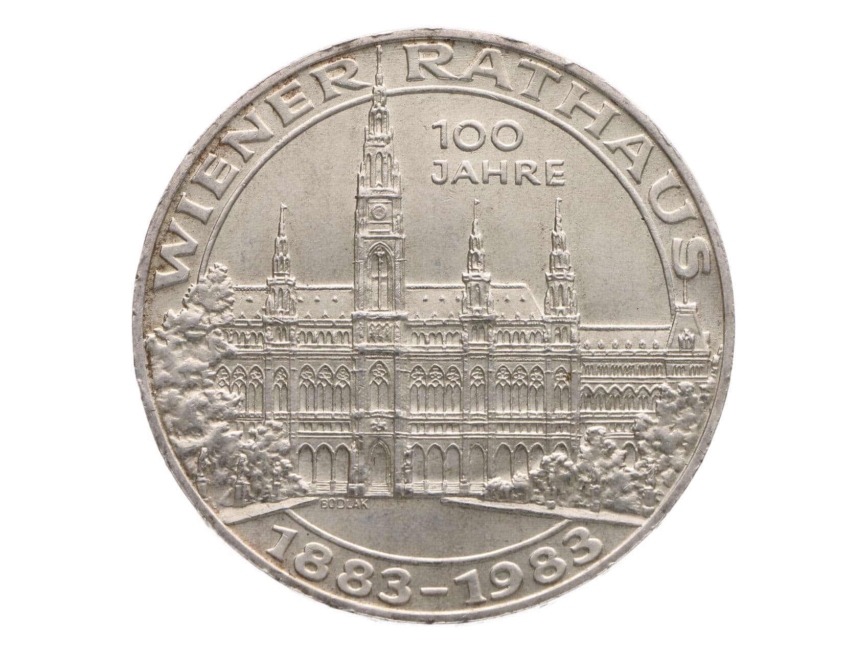 500 Schilling 1983 - 100. výročí Vídeňské radnice_