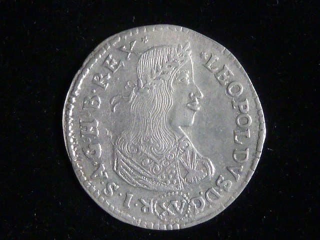 XV krejcar 1659 W, Vídeň, hvězdička za letopočtem Franz Faber, N 23