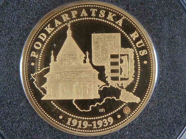 Kolekce Historie ČSR 2018 - Podkarpatská Rus, Au 0.9999, 13 mm, 1.25 g