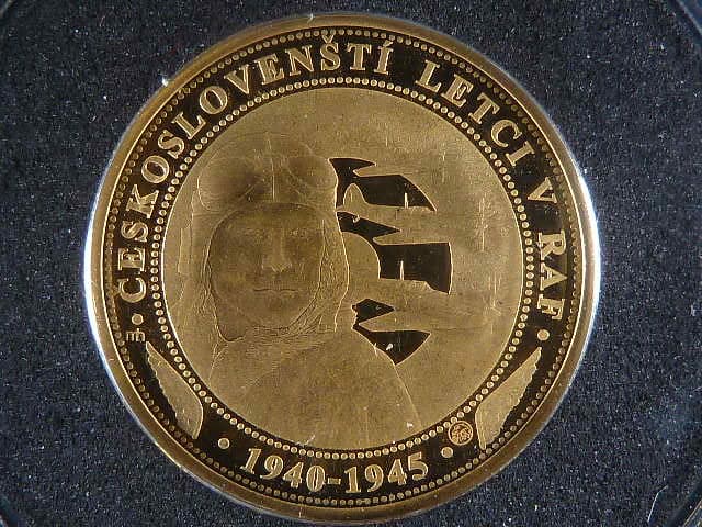 Kolekce Historie ČSR 2018 - ČS letci v RAF, Au 0.999, 13 mm, 1.25 g