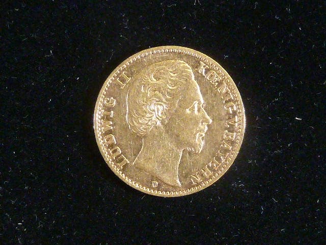 Bayern, Ludwig II. (1864-1886), 10 Mark 1881 D, J. 196
