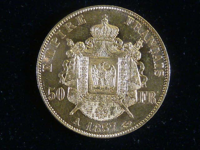 50 Frank 1857 A, KM 785.1