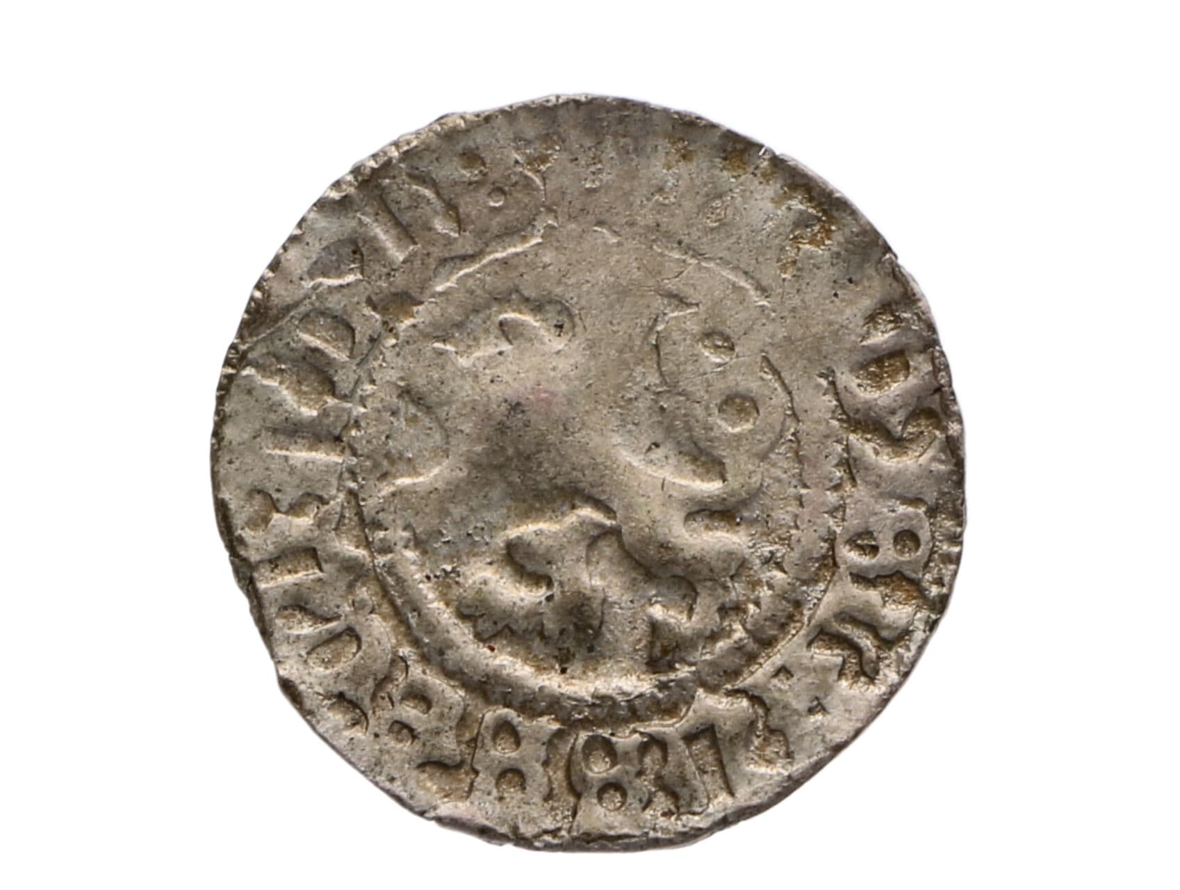 Vladislav II. Jagellonský 1471-1516 - bílý peníz jednostranný, Sm.10, mírně nedoražen_