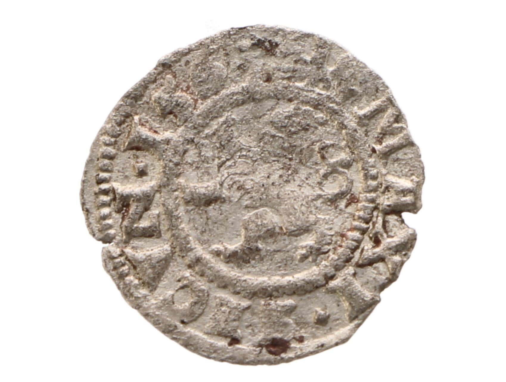 Bílý peníz 1565, jednostranný, Kutná Hora, 0,28 g., Hal.206_