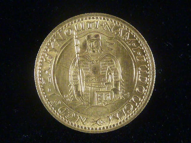 Dukát 1927 sv. Václav, náklad 25 774 kusů
