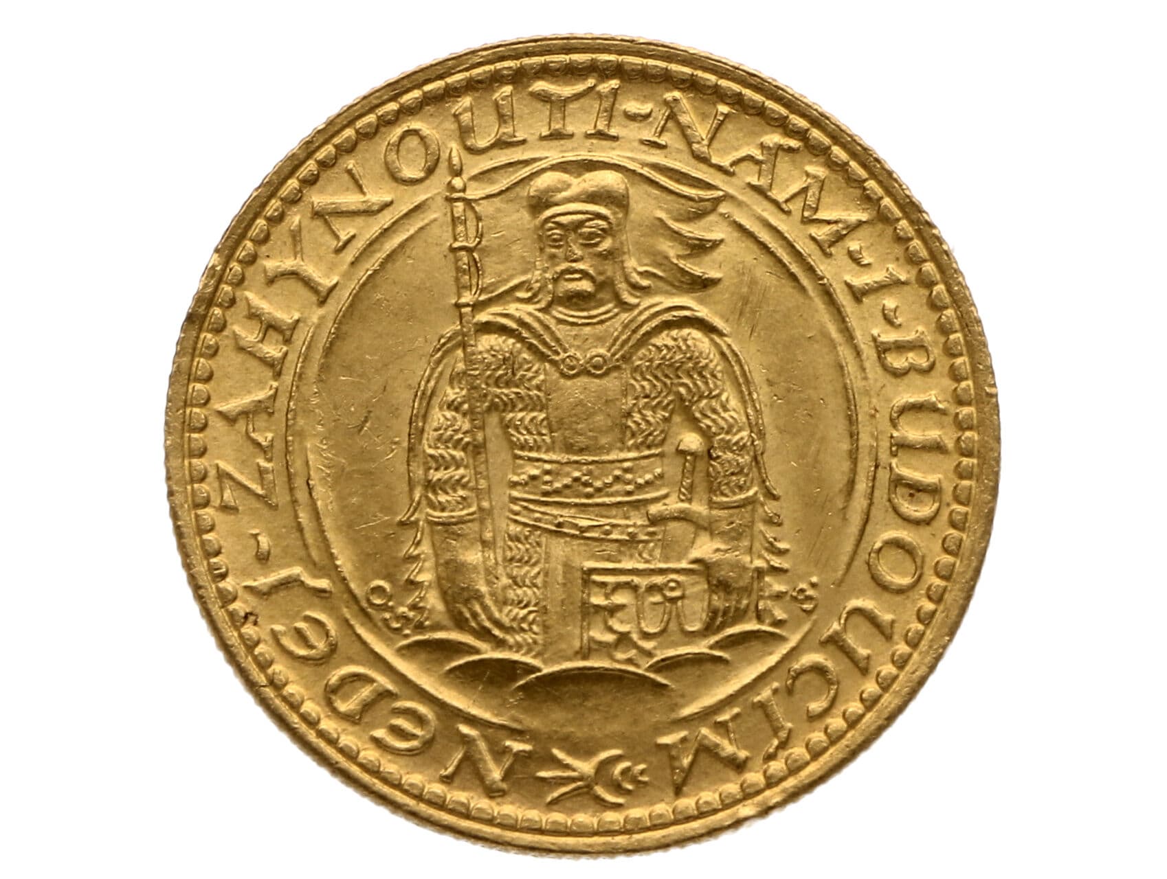 Dukát 1928 sv. Václav, náklad 18983 kusů_