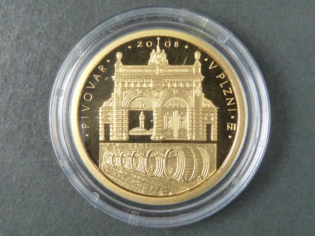 2500 Kč 2008 Kulturní památka - pivovar v Plzni, 1/4 OZ