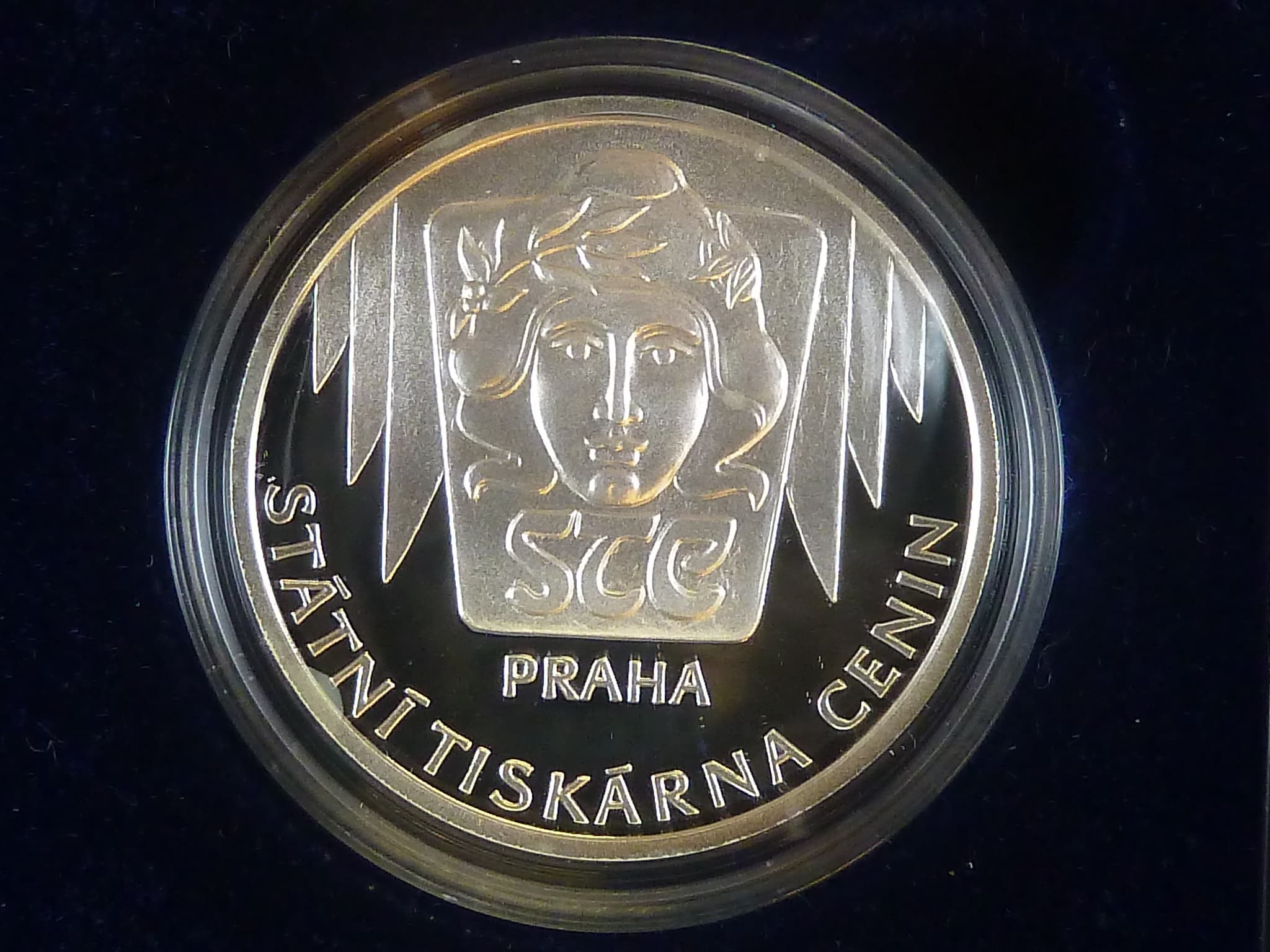 Pamětní medaile 2008 - k 80. výročí založení státní tiskárny cenin, Ag 999