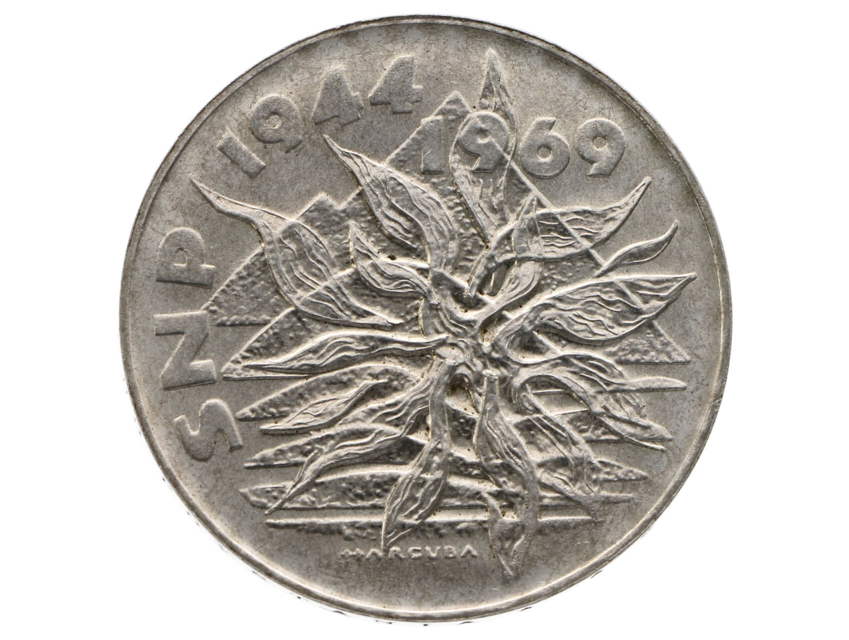 25 Kčs 1969 25. výročí Slovenského národního povstání_