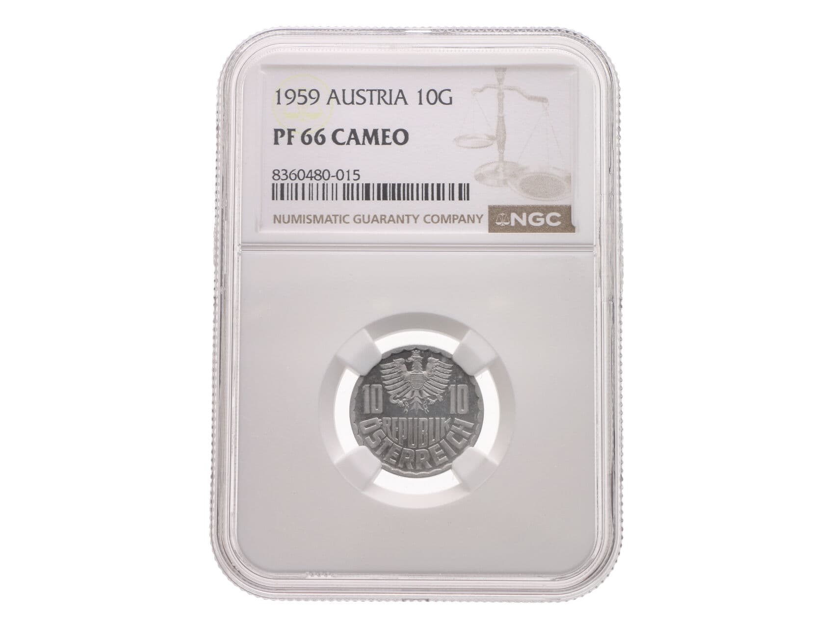 10 Groš 1959, NGC PF66 CAMEO_