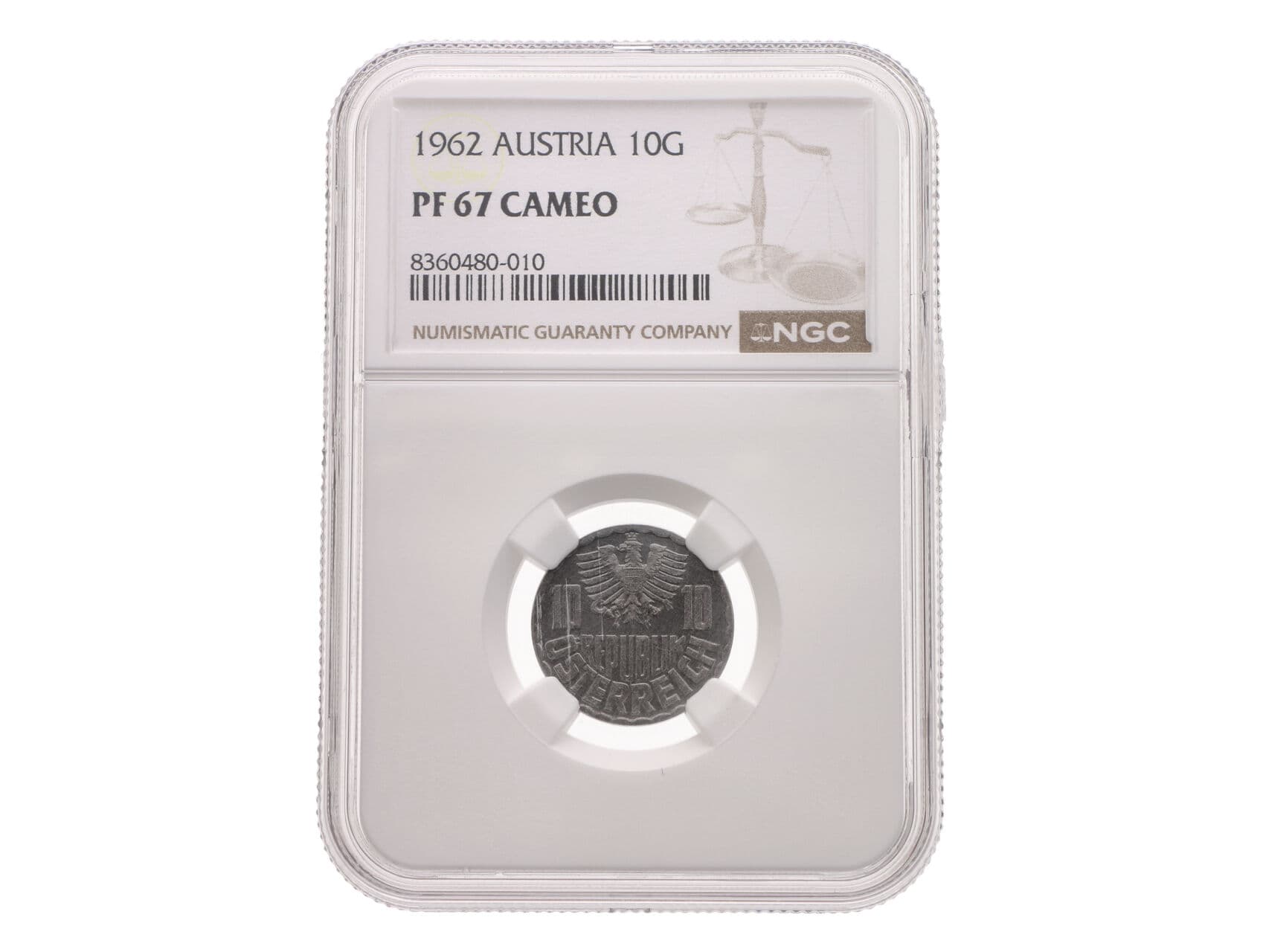 10 Groš 1962, NGC PF67 CAMEO_