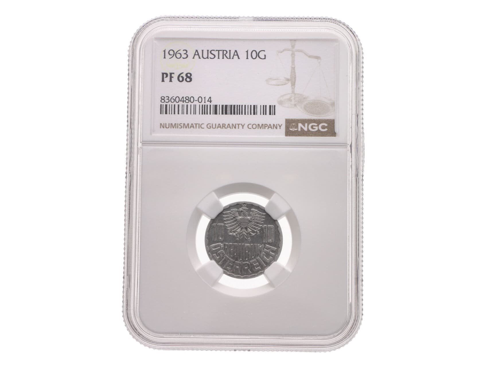 10 Groš 1963, NGC PF68_