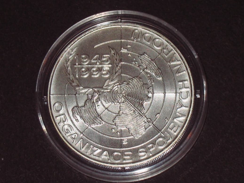 200 Kč 1995, 50. výročí založení OSN