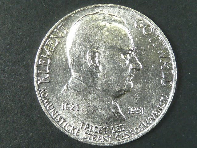 100 Kčs 1951 30.výročí založení KSČ