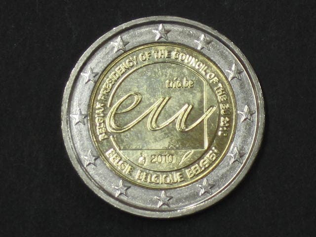 Belgie 2 EUR 2010 pamětní