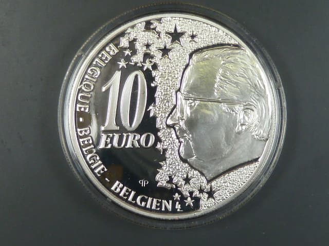 Belgie, 10 EUR 2002 50.let nádraží v Bruselu