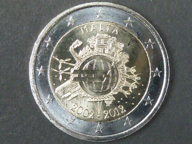 Malta 2 EUR 2012 pamětní - SPOLEČNÉ VYDÁNÍ