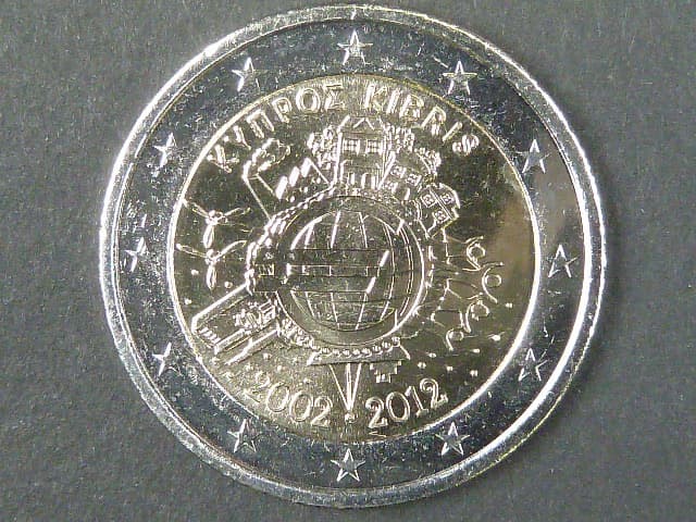 Kypr 2 EUR 2012 pamětní - SPOLEČNÉ VYDÁNÍ